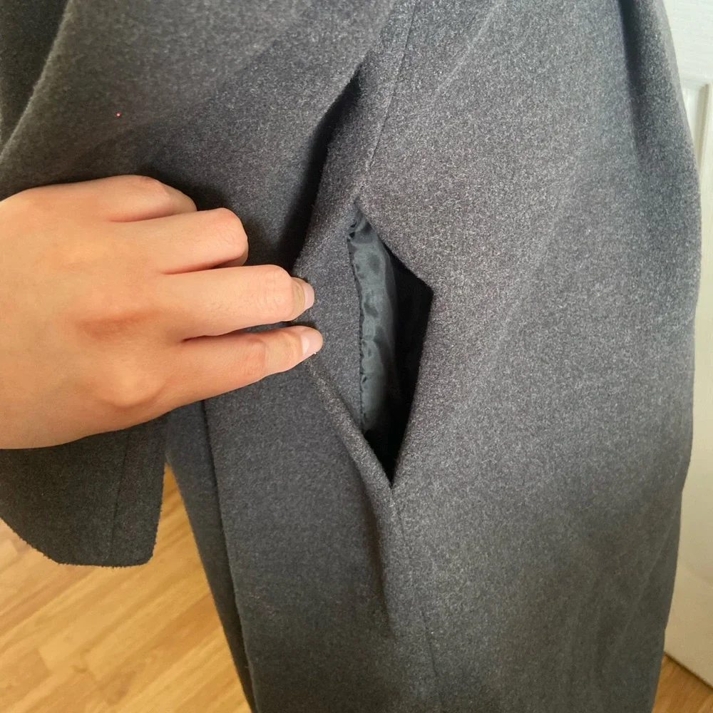 Rothschild Charcoal Hooded Coat - Picture 6 of 15